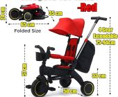 Велосипед Tri-cycle 4in1 PA66 red